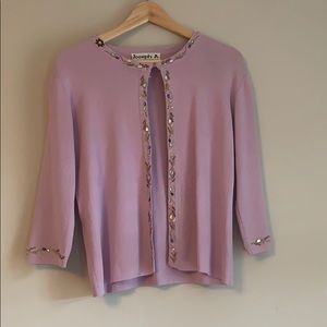 Joseph A. Vintage Embroidered Cardigan
